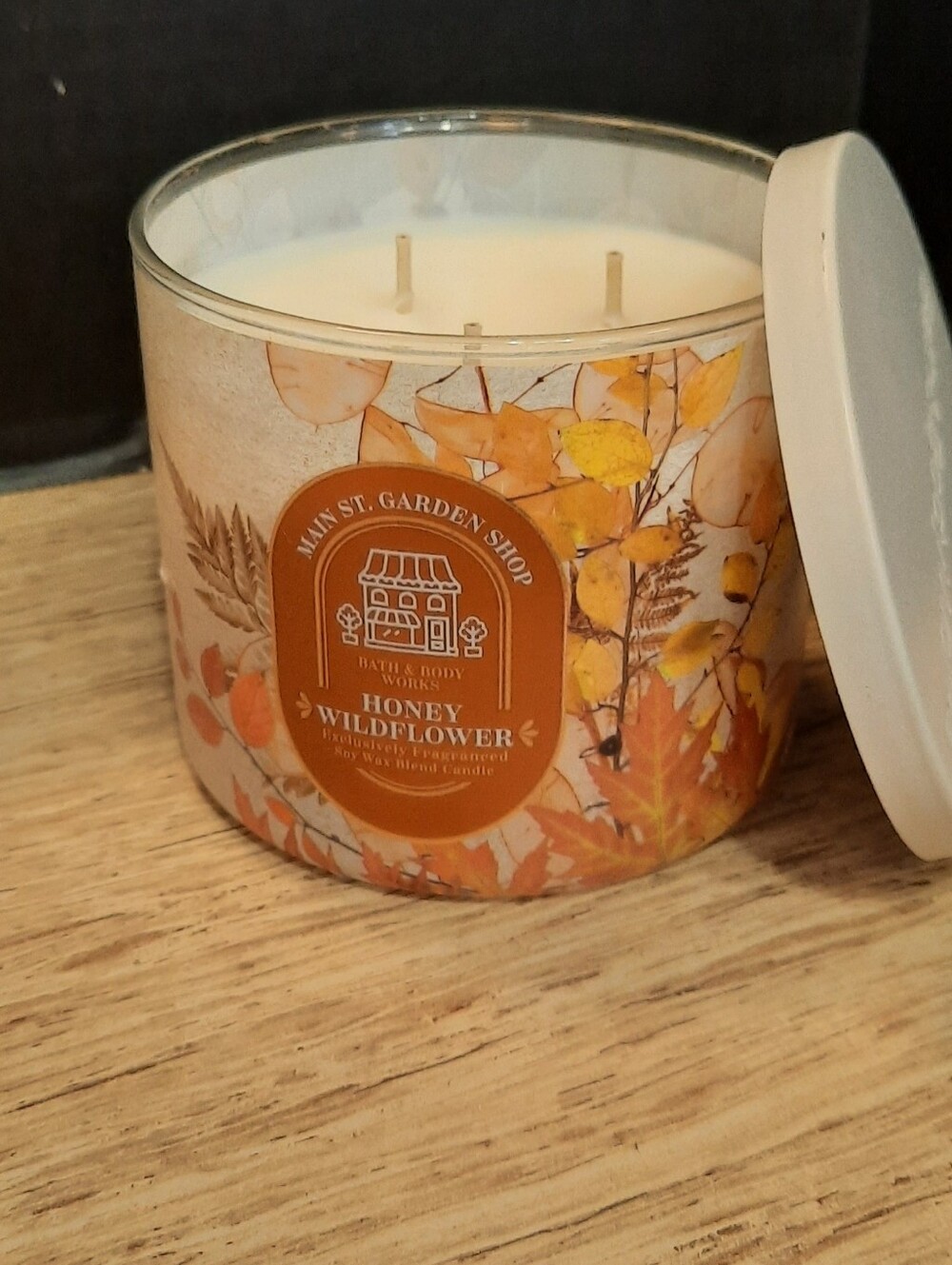 "HONEY WILDFLOWER" Bath And Body Works 3 WICK